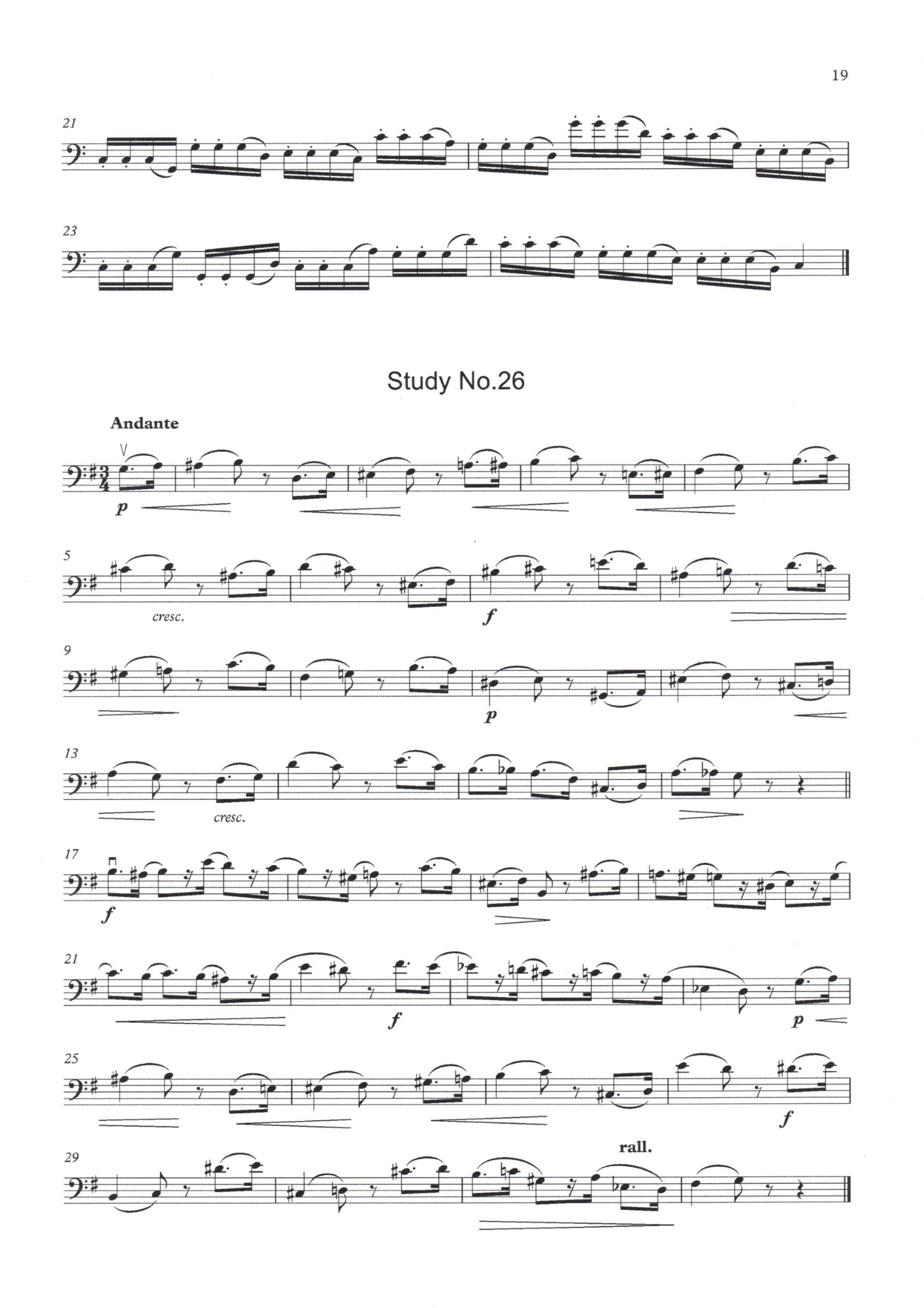 Bass Clef Studies Collection (ed. David Heyes)