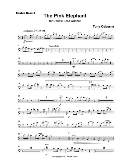 Tony Osborne: The Party Collection for Bass Trio & Quartet