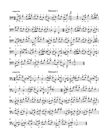 J.S. Bach: Six Suites for Solo Double Bass, Unapologetically stolen from the Suites for Solo Cello (ed. Kurth)