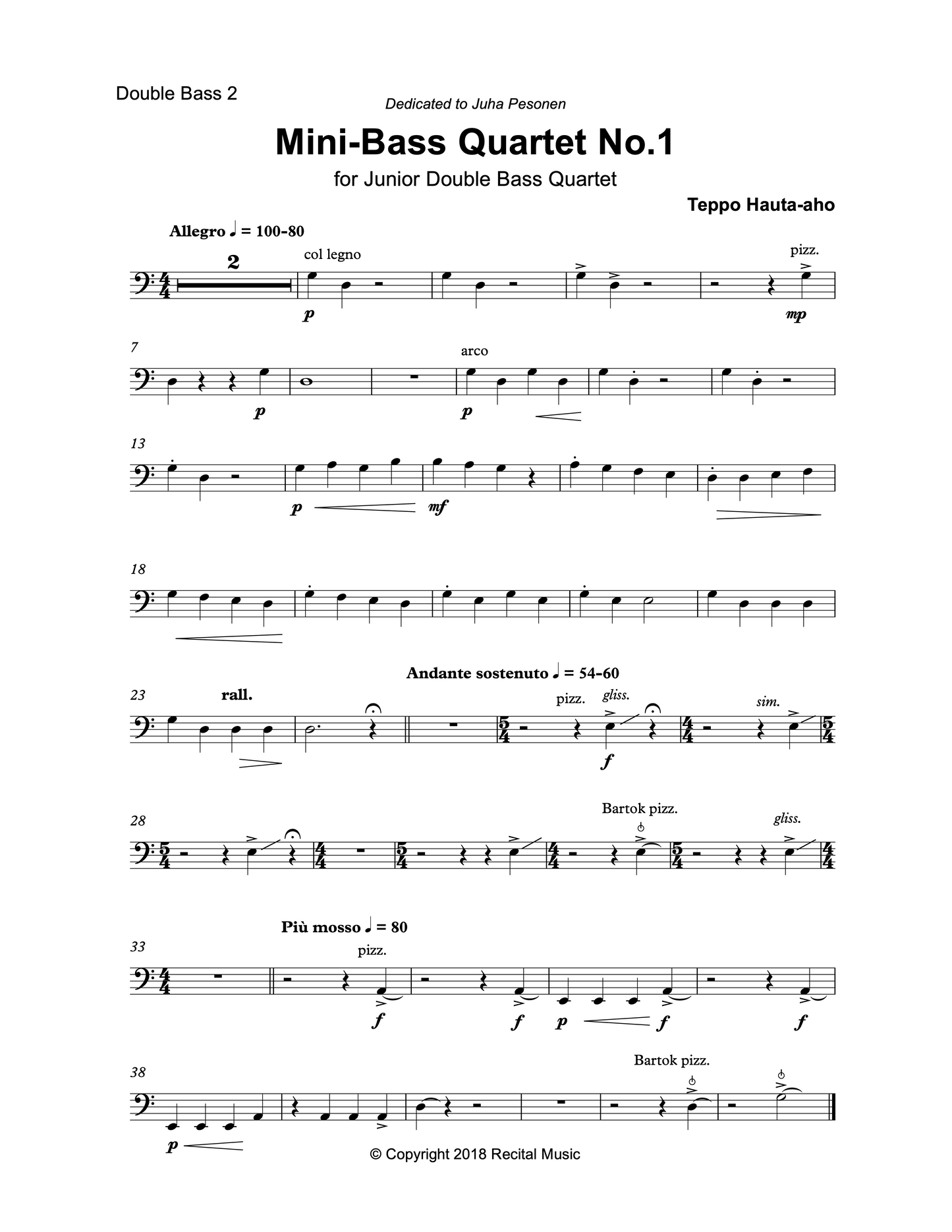 Beginner Double Bass Quartet Bundle