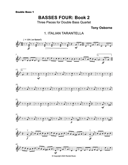 Tony Osborne: Bass Quartets Bundle