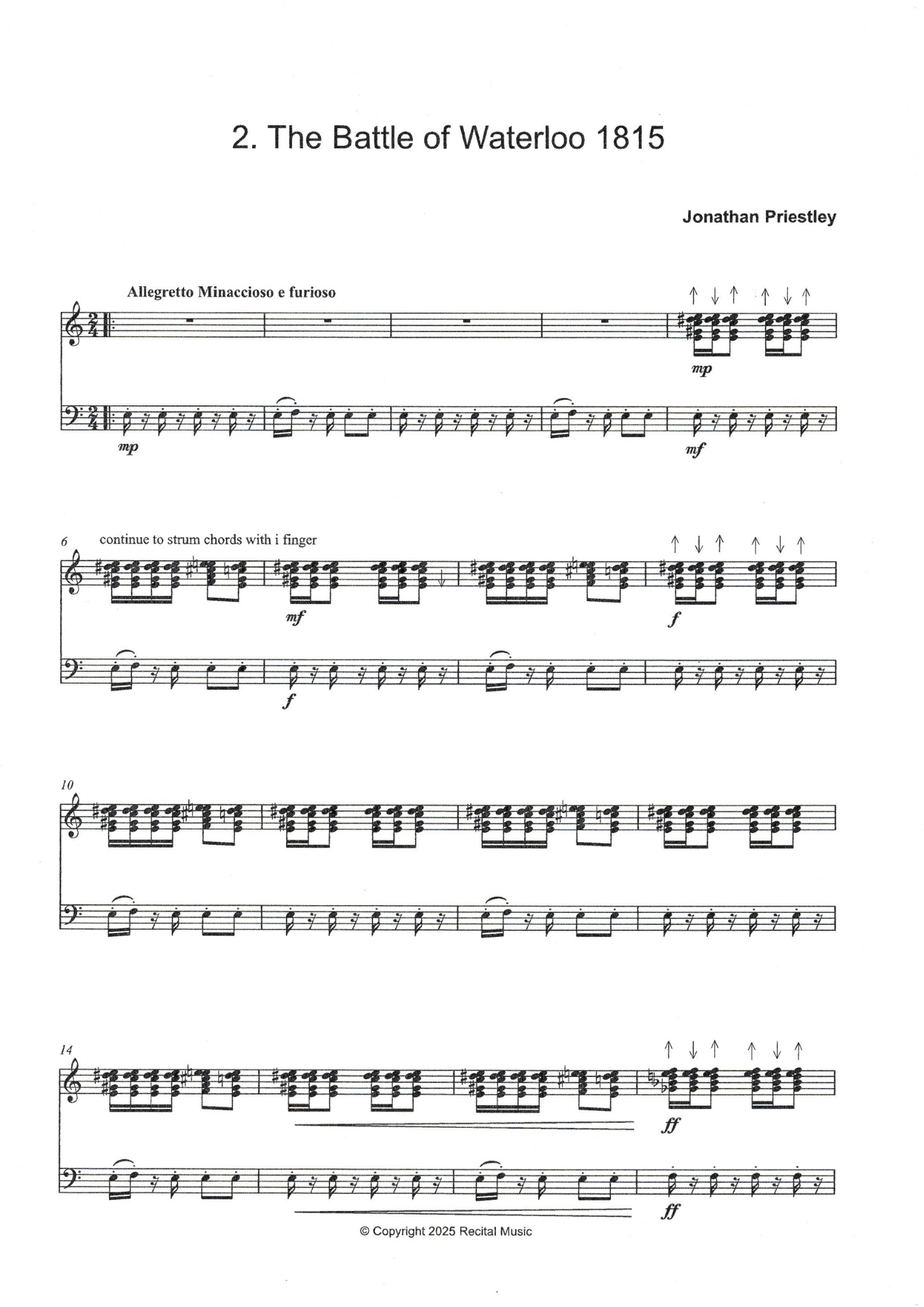Jonathan Priestley: Nothing Changes! for guitar, soprano, & double bass