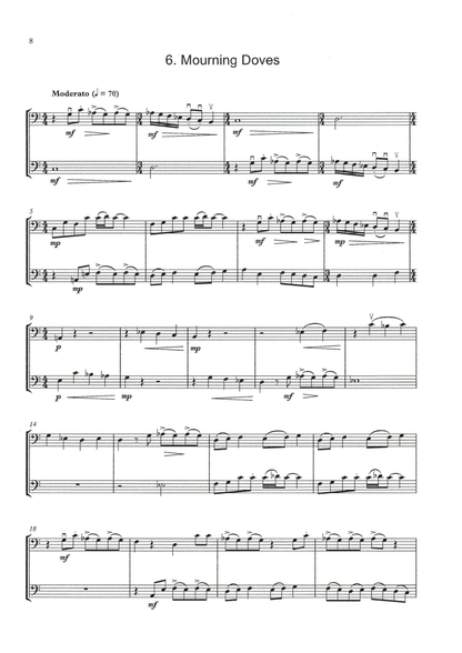 Roy Hagen: Backyard Basses, 15 Duets for 2 double basses