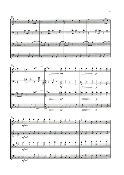 John Alexander: libran song for double bass quartet