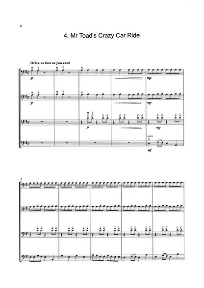 David Heyes: The Wind in the Willows for beginner double bass quartet