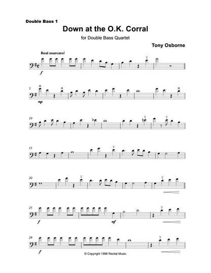 Tony Osborne: The Party Collection for Bass Trio & Quartet