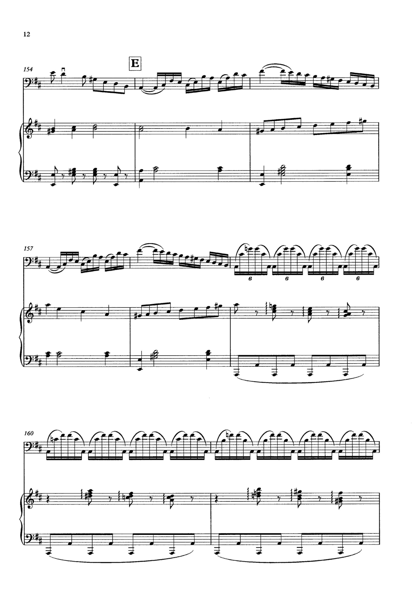Charles Labro: Concertino No. 7 for double bass & piano (ed. David Heyes)