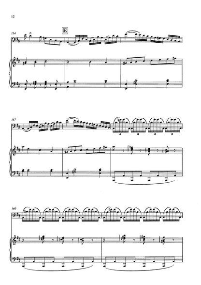Charles Labro: Concertino No. 7 for double bass & piano (ed. David Heyes)