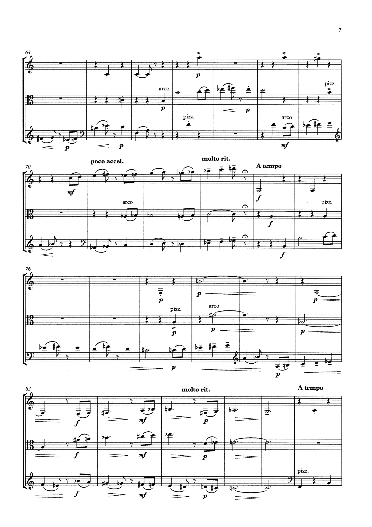 Judith Bailey: Dances Op.84 for clarinet in B flat, viola & double bass