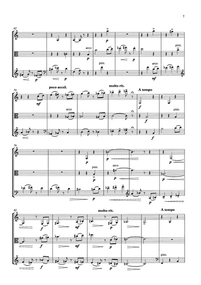 Judith Bailey: Dances Op.84 for clarinet in B flat, viola & double bass