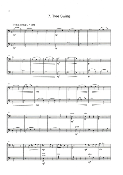 Roy Hagen: Backyard Basses, 15 Duets for 2 double basses