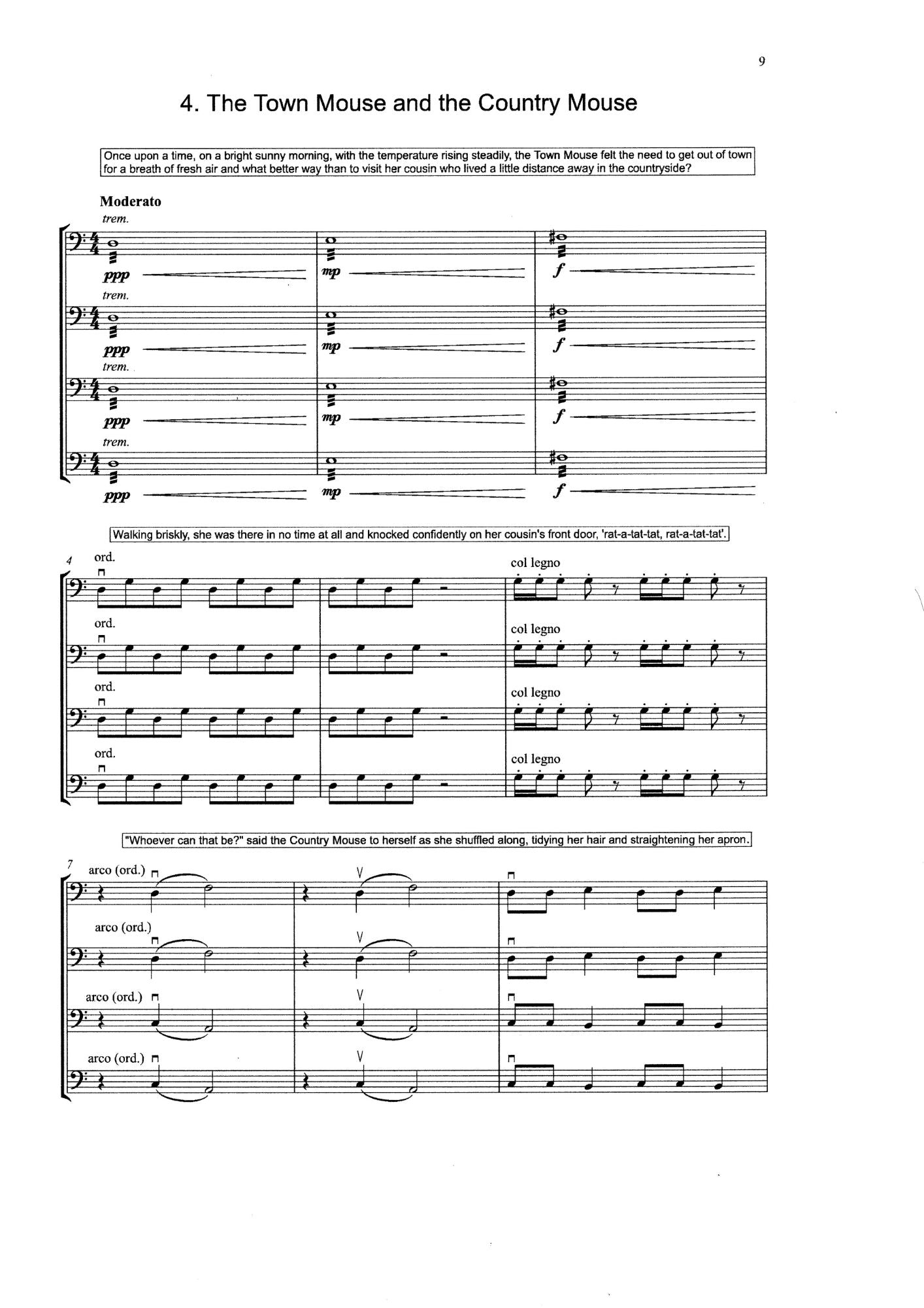 Beginner Double Bass Quartet Bundle