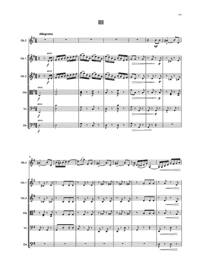 Bottesini: Passione Amorosa for 2 double basses & string orchestra (Orchestral Tuning)