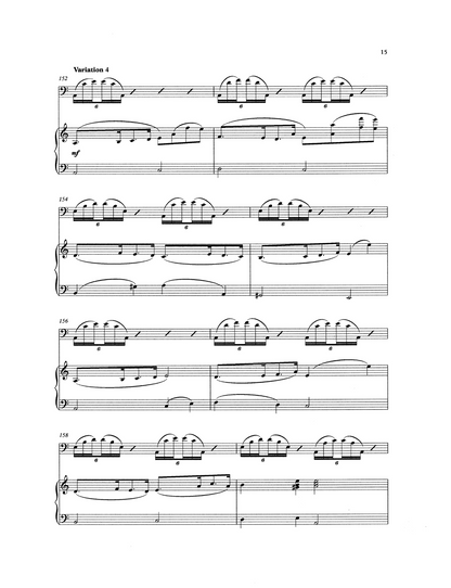 Miloslav Gajdos: Variations for Double Bass & Piano