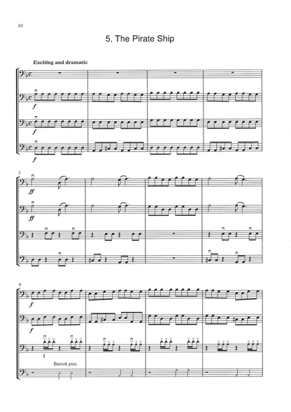 David Heyes: The Adventures of Doctor Dolittle, A Magical Musical Adventure for beginner double bass quartet