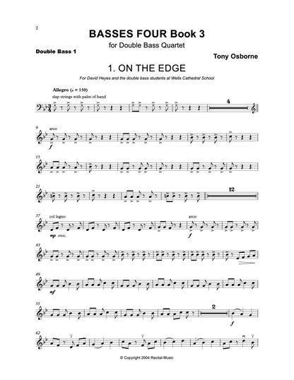 Tony Osborne: Bass Quartets Bundle