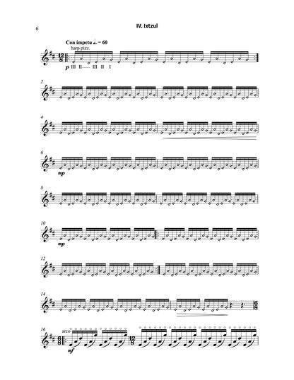 Rodrigo Mata: Danzas de Xibalbá for flute, viola and double bass