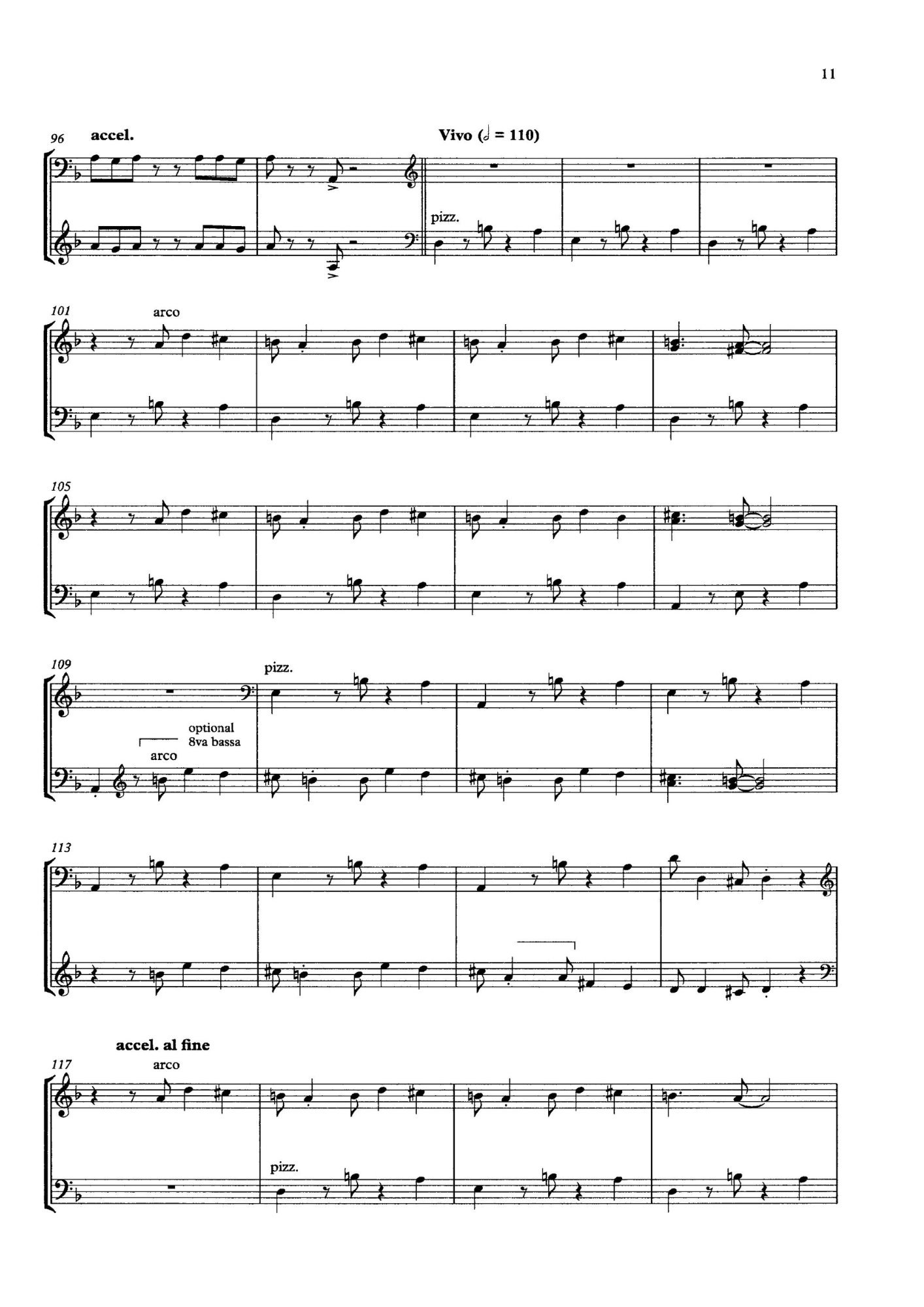 Tony Osborne: TWO in TIME, Duets for 2 double basses