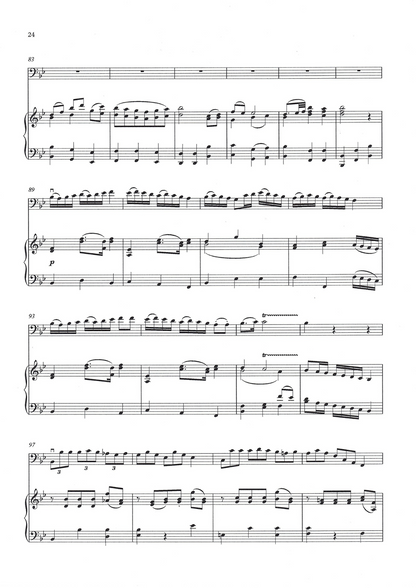 W.A. Mozart: Bassoon Concerto in B flat major for double bass & piano (arr. Heyes)