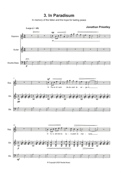 Jonathan Priestley: Nothing Changes! for guitar, soprano, & double bass