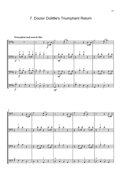 David Heyes: The Adventures of Doctor Dolittle, A Magical Musical Adventure for beginner double bass quartet