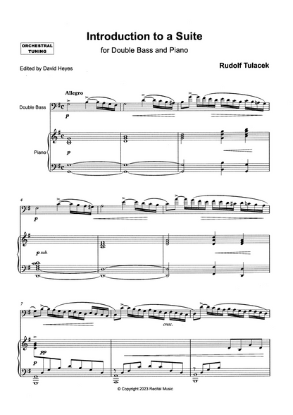 The Bohemian Bass: Book 3 for double bass & piano (ed. Heyes)