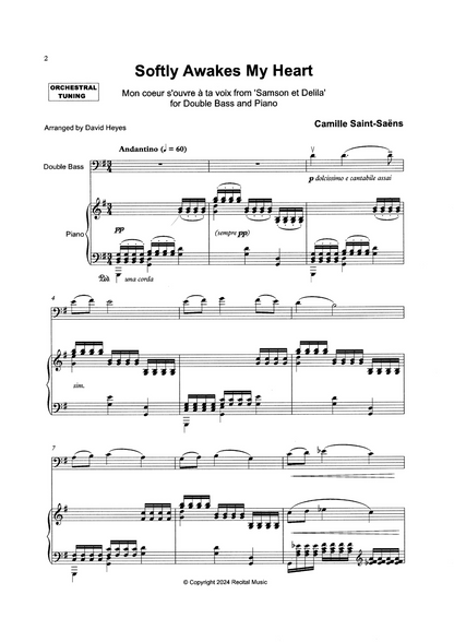 Transcription Series Book 5 for Double Bass & Piano (arr. Heyes)