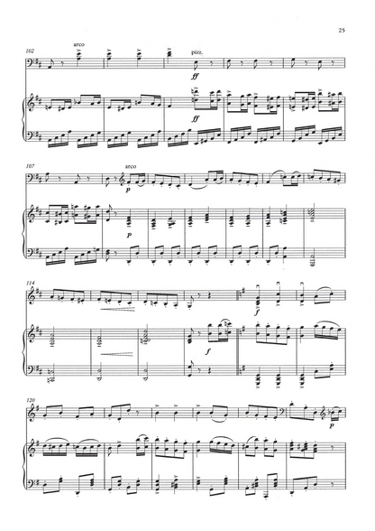 Adolf Míšek: Sonata No. 1 Op. 5 for double bass in orchestral tuning (ed. David Heyes)