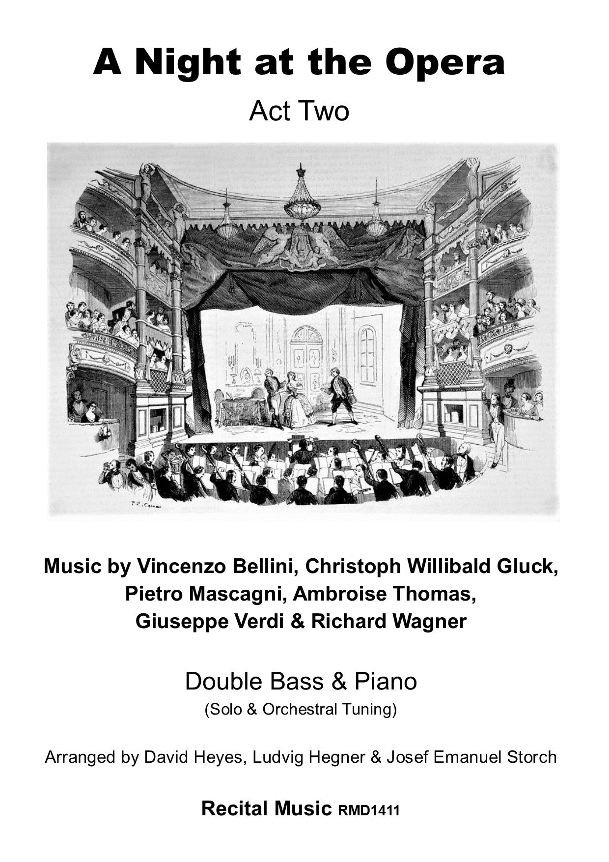 A Night at the Opera: Act Two for double bass & piano (arr. David Heyes)