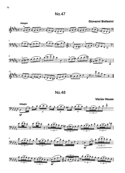 Advanced Studies for Double Bass | Book 2: 50 Studies in Minor Keys (ed. Heyes)