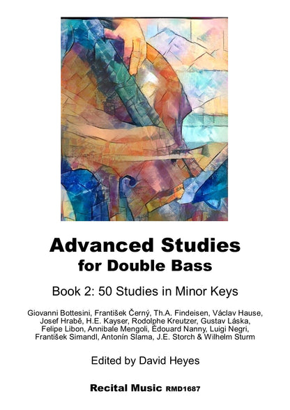 Advanced Studies for Double Bass | Book 2: 50 Studies in Minor Keys (ed. Heyes)