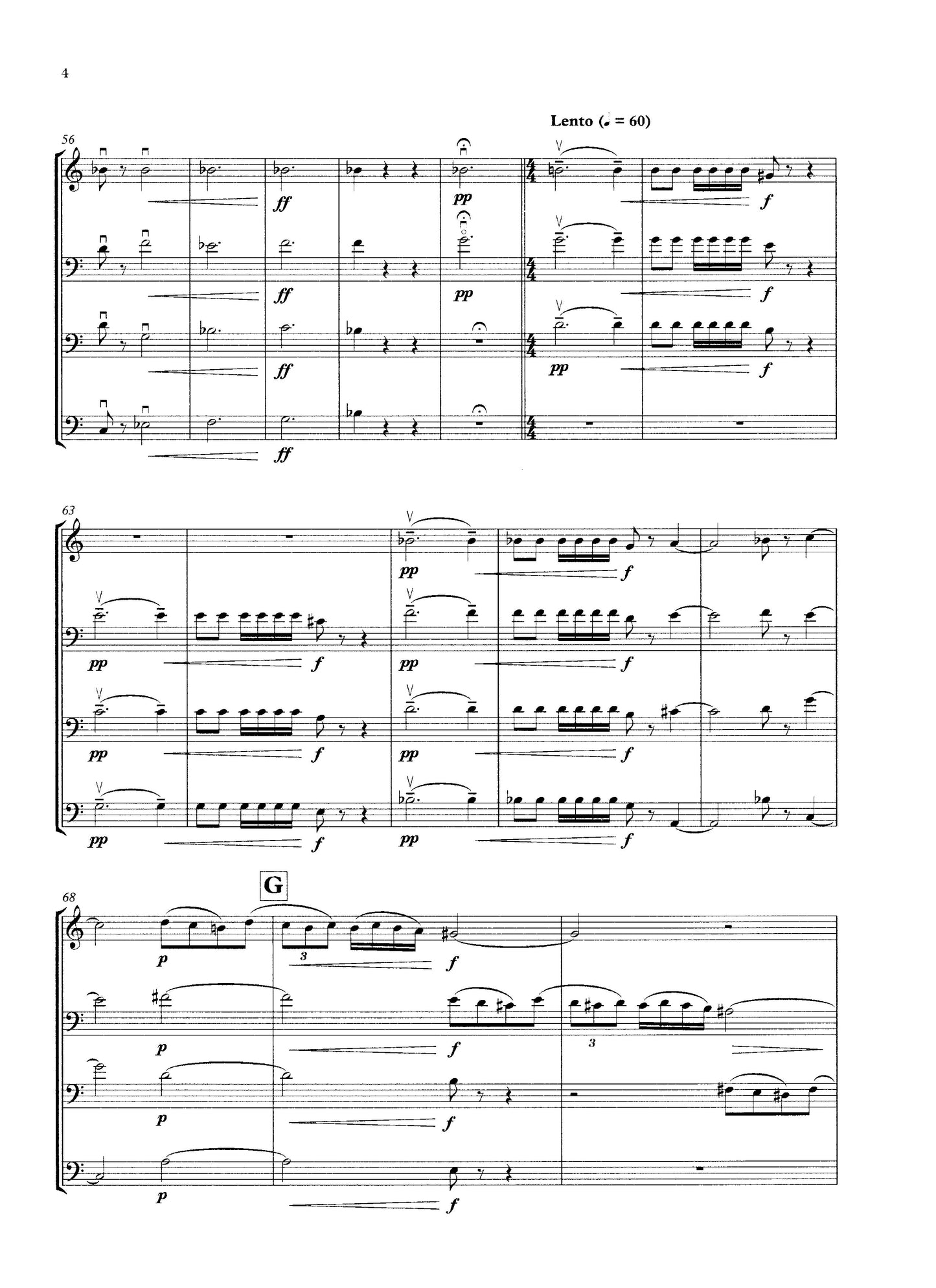Armand Russell: Two American Bass Quartets
