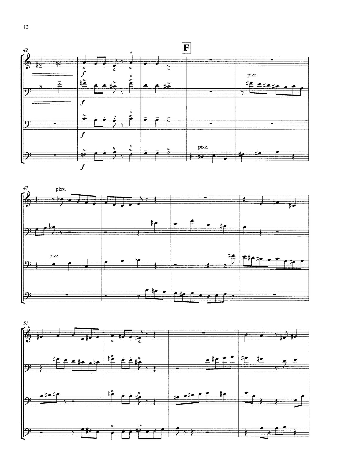 Armand Russell: Two American Bass Quartets
