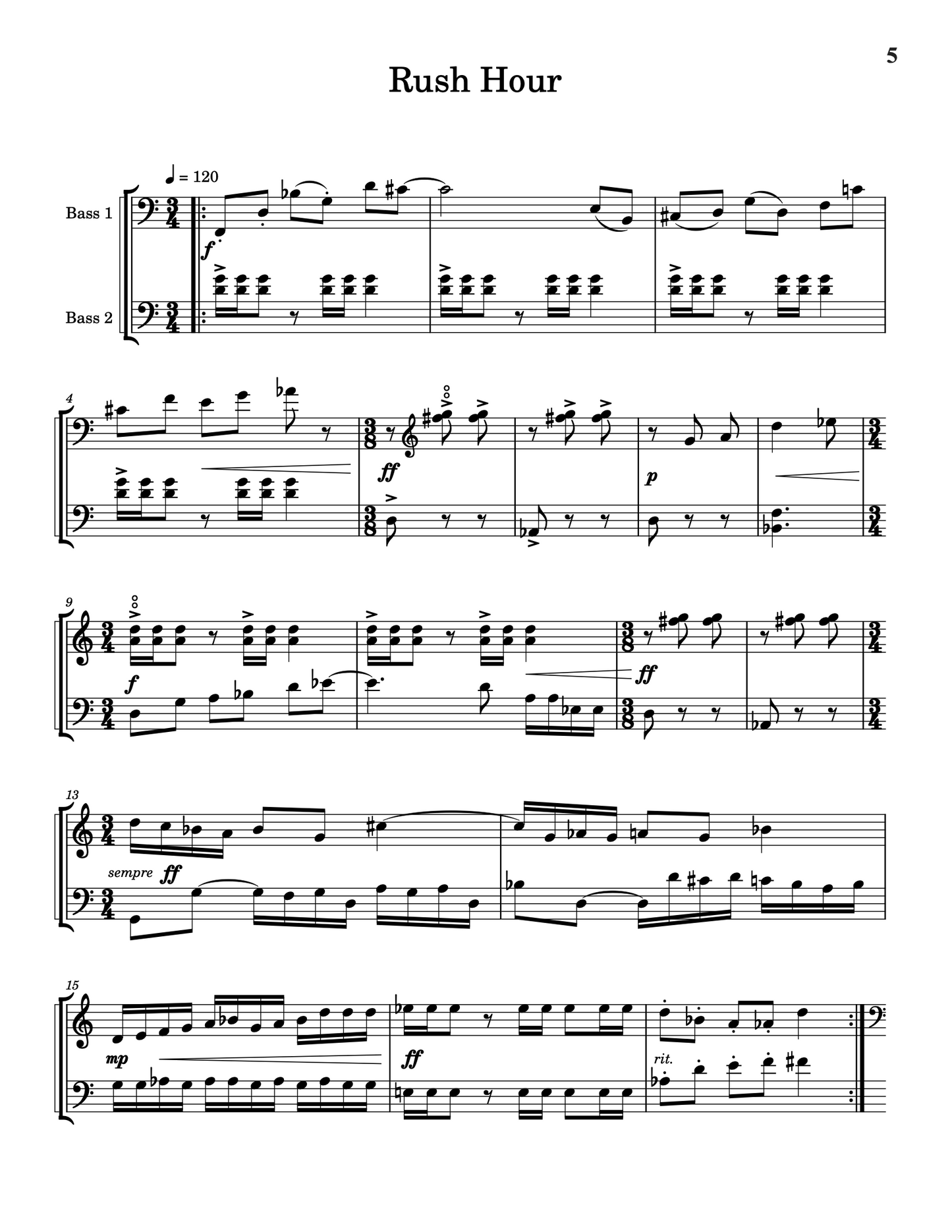 Dave Anderson: 7 Double Bass Duets (2025 Edition)