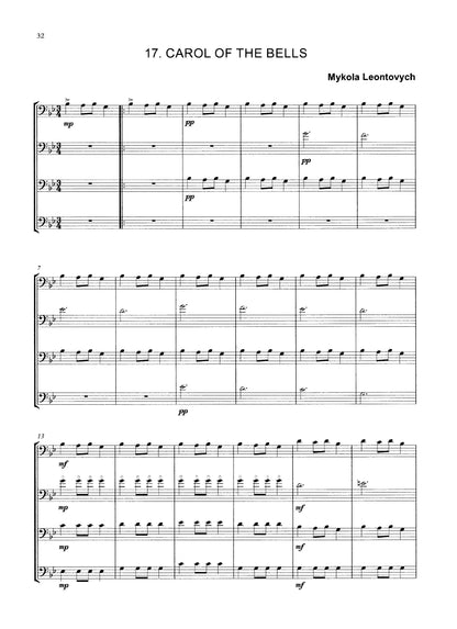 Bass Clef Quartets at Christmas: 25 Christmas Carols for Bass Quartet (arr. David Heyes)