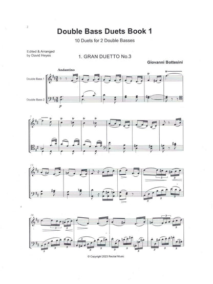 Bass Duets Book 1: 10 Duets for 2 Double Basses (edited by David Heyes)