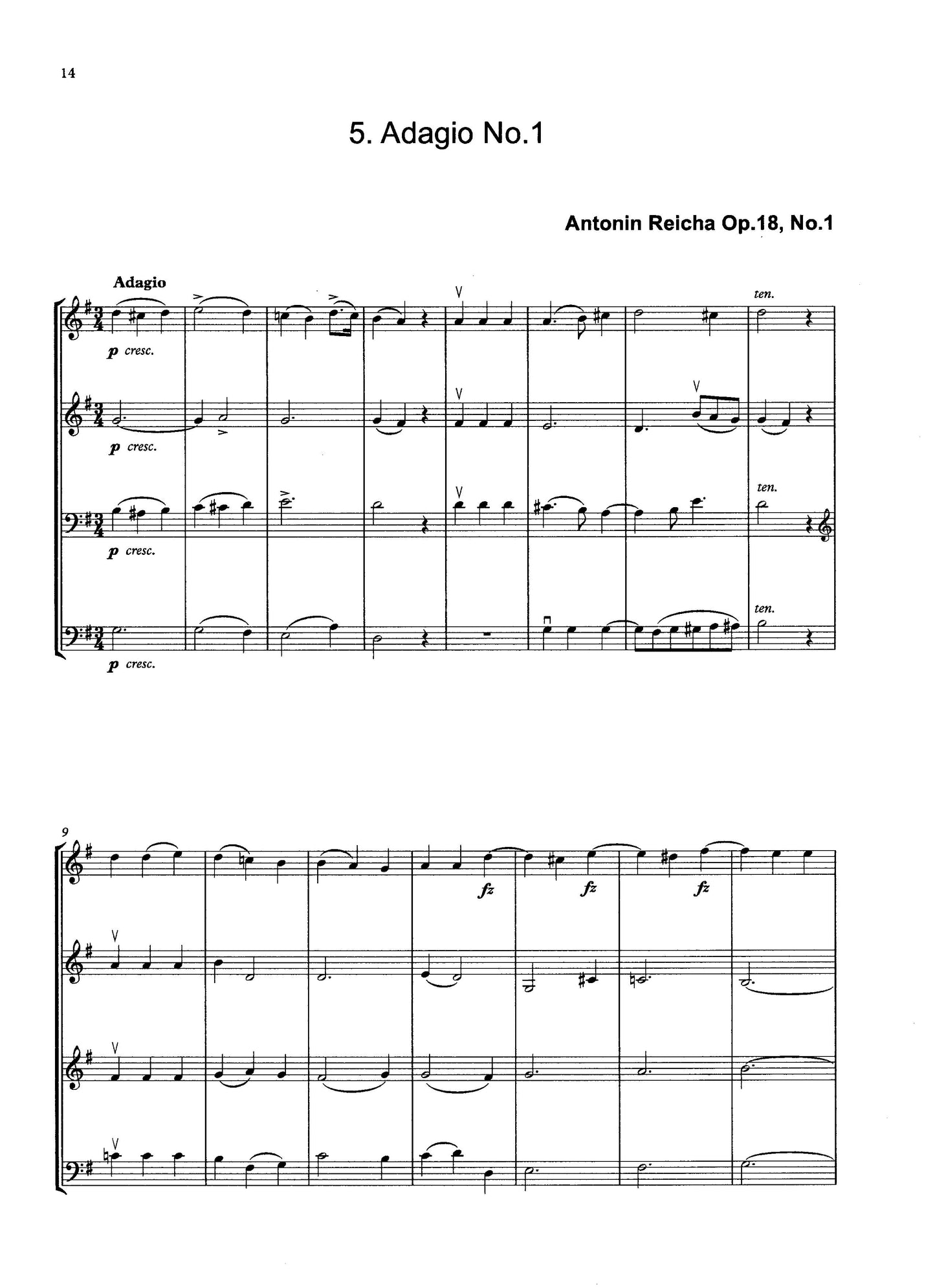 Bass Quartets Book 6: Eight Pieces for Four Double Basses