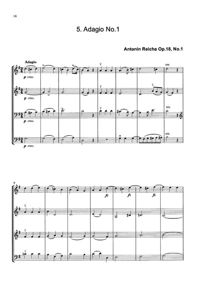 Bass Quartets Book 6: Eight Pieces for Four Double Basses