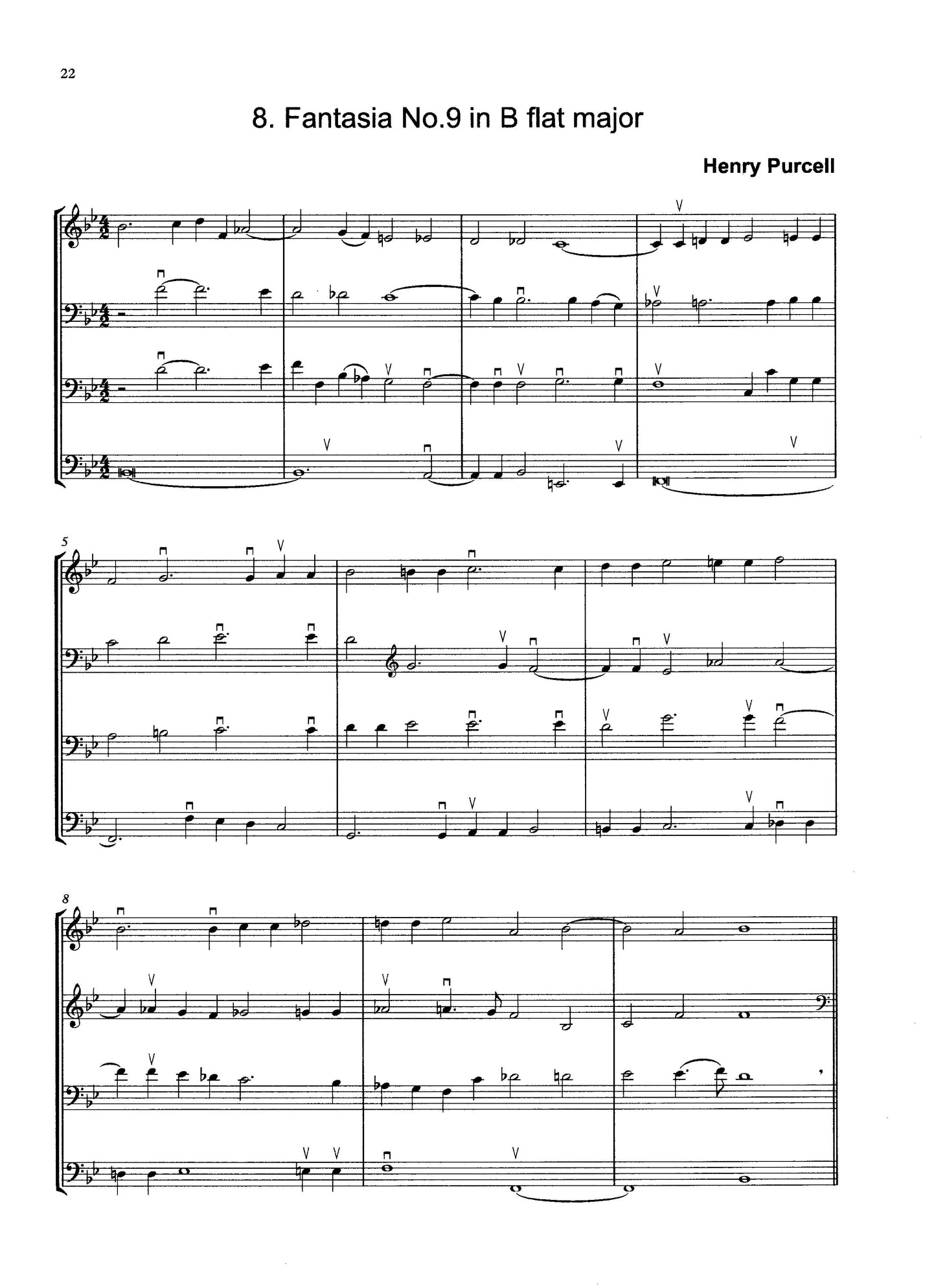 Bass Quartets Book 6: Eight Pieces for Four Double Basses