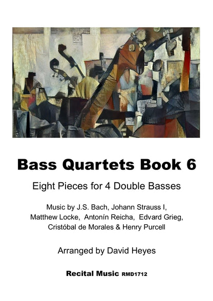 Bass Quartets Book 6: Eight Pieces for Four Double Basses