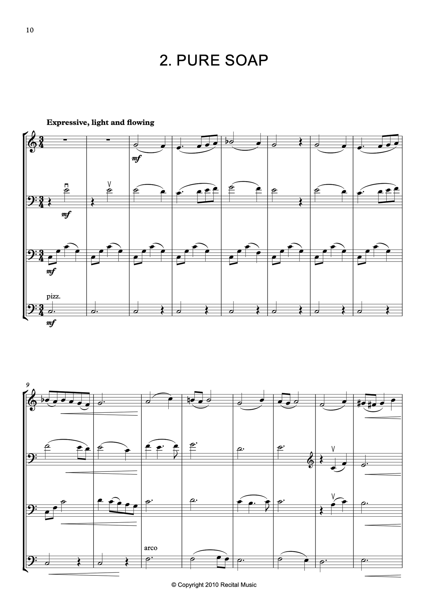 Tony Osborne: Basses Four Book 3 for double bass quartet