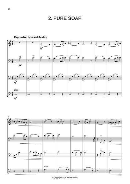 Tony Osborne: Basses Four Book 3 for double bass quartet