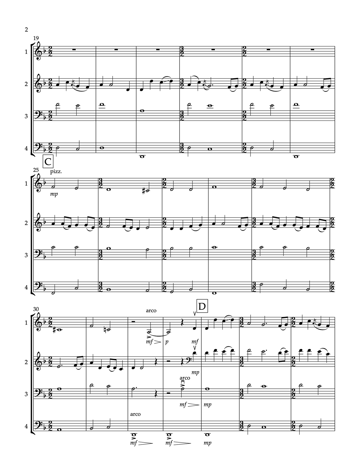 Bedlam Boys for Double Bass Quartet (arr. Kurth)