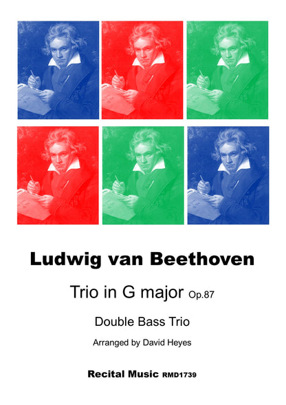 Beethoven: Trio in G major Op.87 for double bass trio (arr. Heyes)