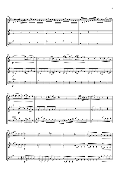 Beethoven: Trio in G major Op.87 for double bass trio (arr. Heyes)