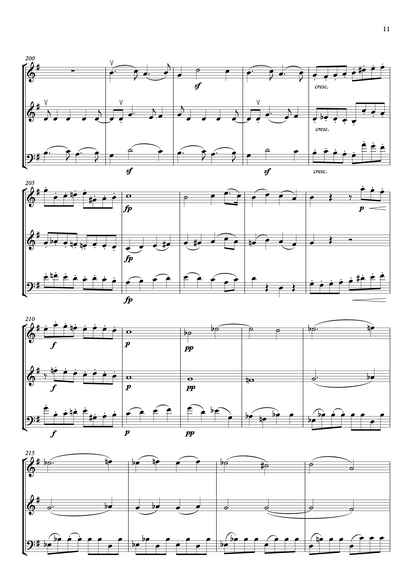 Beethoven: Trio in G major Op.87 for double bass trio (arr. Heyes)