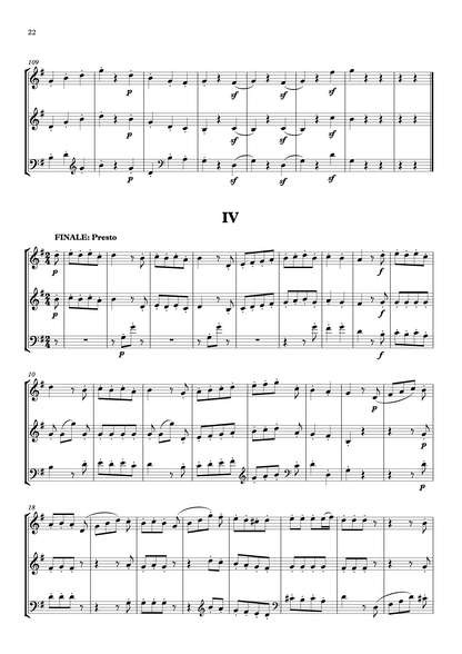 Beethoven: Trio in G major Op.87 for double bass trio (arr. Heyes)