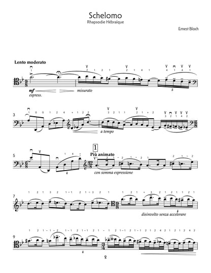 Bloch: Schelomo: Rhapsodie Hébraïque arr. for double bass and piano (DeCesare)