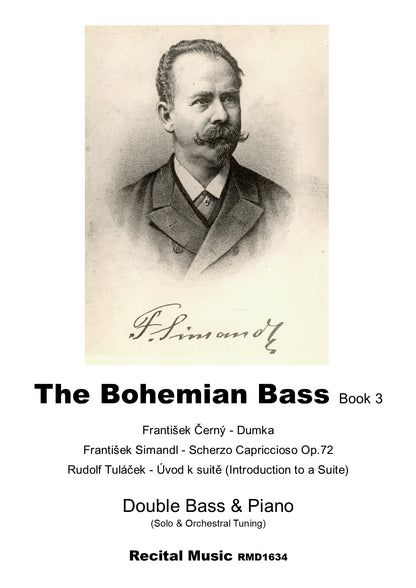 The Bohemian Bass: Book 3 for double bass & piano (ed. Heyes)