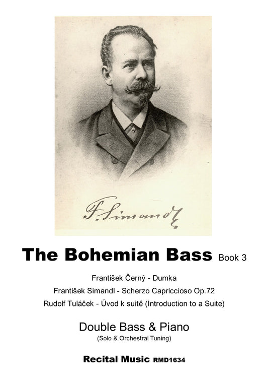 The Bohemian Bass: Book 3 for double bass & piano (ed. Heyes)